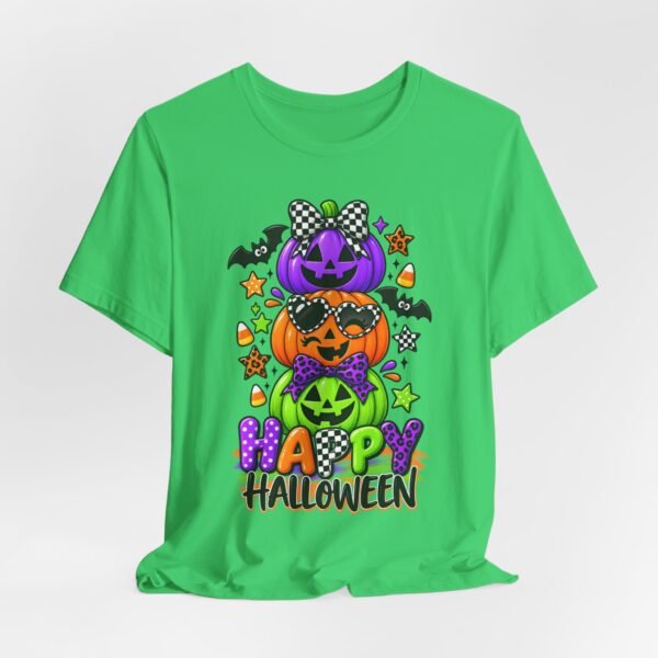 Happy Halloween Stack Pumpkin T-Shirt