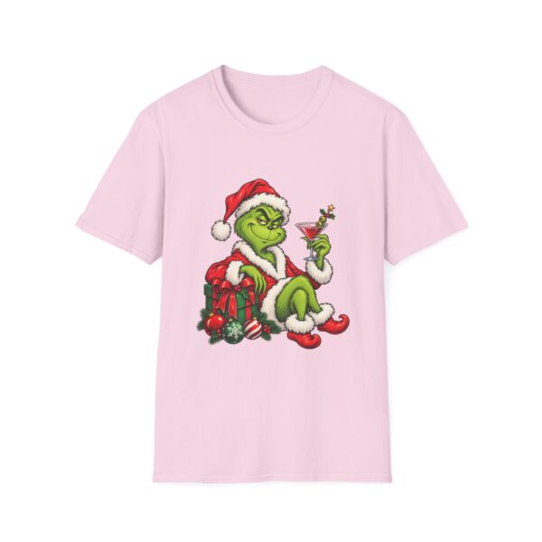 Grinch Santa Cocktail T-Shirt — Funny Christmas Holiday Tee