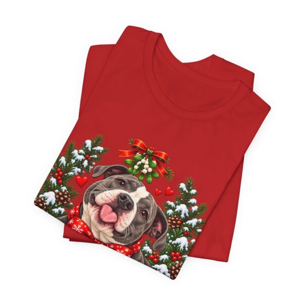 Pit Bull Kisses & Christmas Wishes T-Shirt