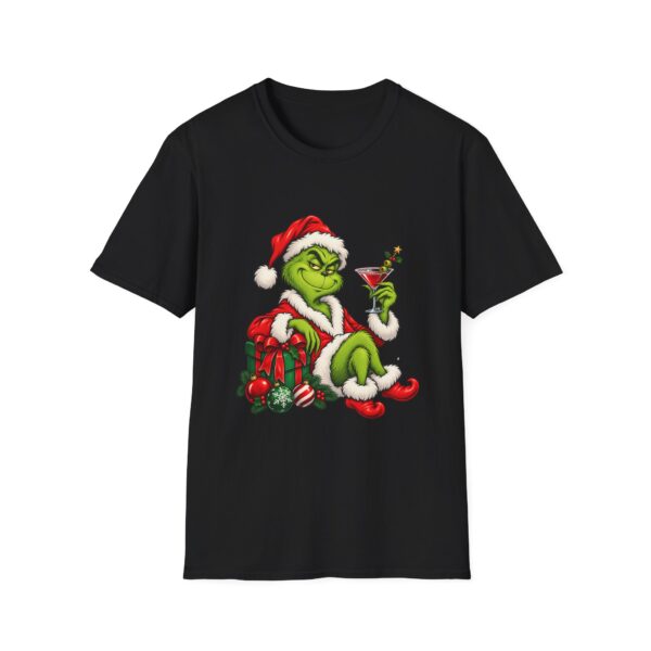 Grinch Santa Cocktail T-Shirt — Funny Christmas Holiday Tee