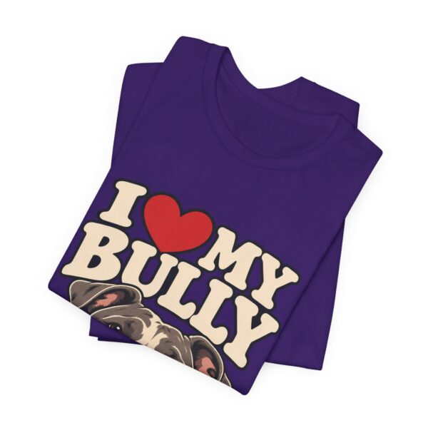 I Love My Bully T-Shirt - Cute Pitbull Dog Lover Tee