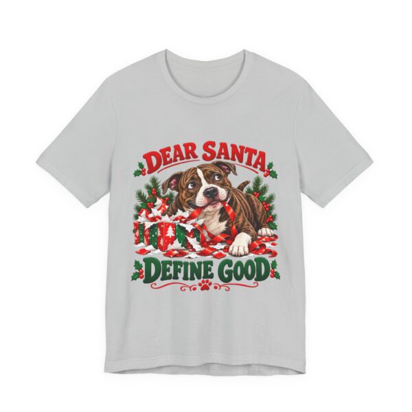 T-Shirt — "Dear Santa Define Good" Christmas Pitty Tee