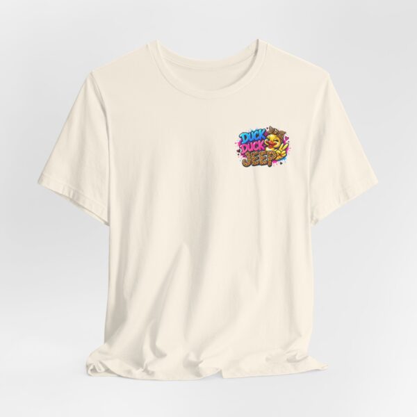 Quack Power Tee — Playful Duck Graphic T‑Shirt (Front Chest & Big Back Print)