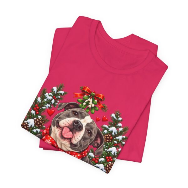 Pit Bull Kisses & Christmas Wishes T-Shirt