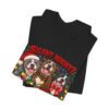 Christmas Pitty T-Shirt — “Silent Night? Not With This Crew” Funny Christmas Pitty Tee