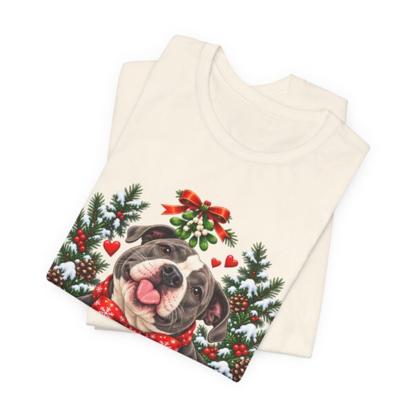 Pit Bull Kisses & Christmas Wishes T-Shirt
