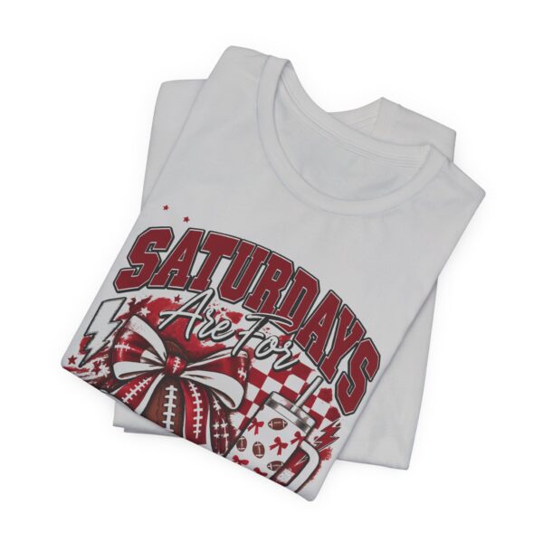 Saturdays Are for Football T-Shirt – Game Day Cheer Tee