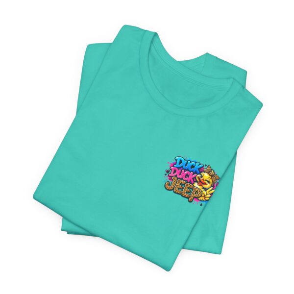 Quack Power Tee — Playful Duck Graphic T‑Shirt (Front Chest & Big Back Print)