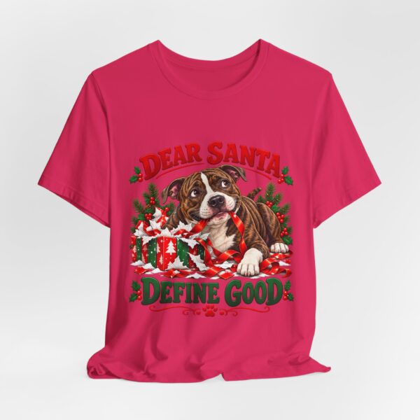 T-Shirt — "Dear Santa Define Good" Christmas Pitty Tee