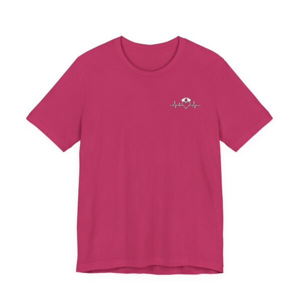 Nurse Appreciation T-Shirt - "Nurses Make a Difference Every Day" Floral Stethoscope Design