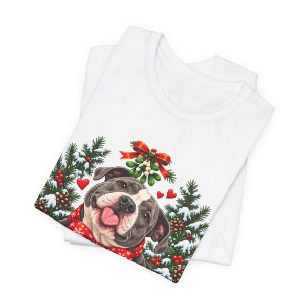 Pit Bull Kisses & Christmas Wishes T-Shirt