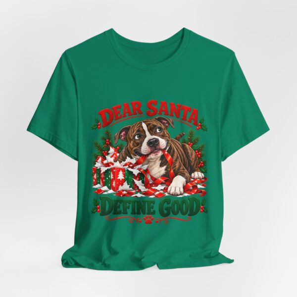 T-Shirt — "Dear Santa Define Good" Christmas Pitty Tee