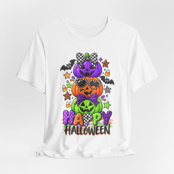 Happy Halloween Stack Pumpkin T-Shirt
