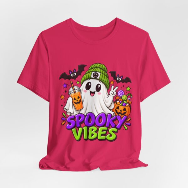 Spooky Vibes T-Shirt — Cute Ghost Halloween Tee