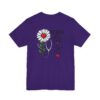 Nurse Appreciation T-Shirt - "Nurses Make a Difference Every Day" Floral Stethoscope Design