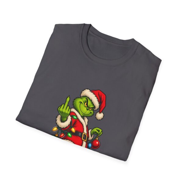 Grinch Santa Middle Finger T-Shirt