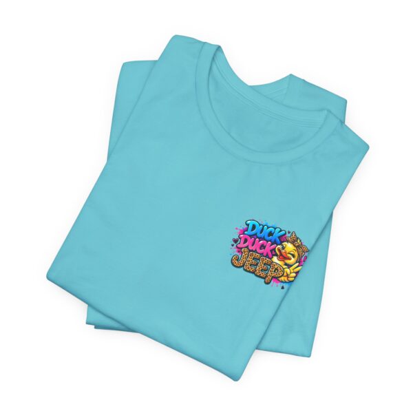 Quack Power Tee — Playful Duck Graphic T‑Shirt (Front Chest & Big Back Print)