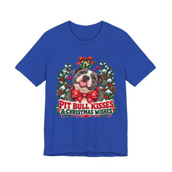 Pit Bull Kisses & Christmas Wishes T-Shirt