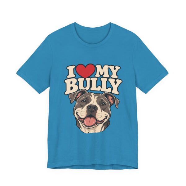 I Love My Bully T-Shirt - Cute Pitbull Dog Lover Tee