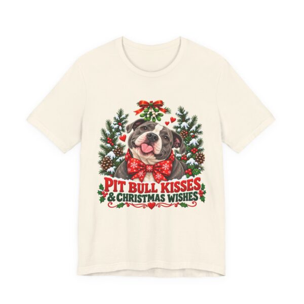 Pit Bull Kisses & Christmas Wishes T-Shirt