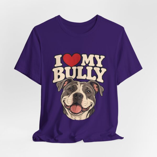 I Love My Bully T-Shirt - Cute Pitbull Dog Lover Tee