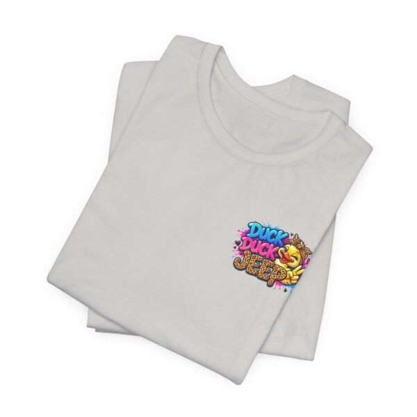 Quack Power Tee — Playful Duck Graphic T‑Shirt (Front Chest & Big Back Print)