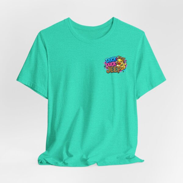 Quack Power Tee — Playful Duck Graphic T‑Shirt (Front Chest & Big Back Print)
