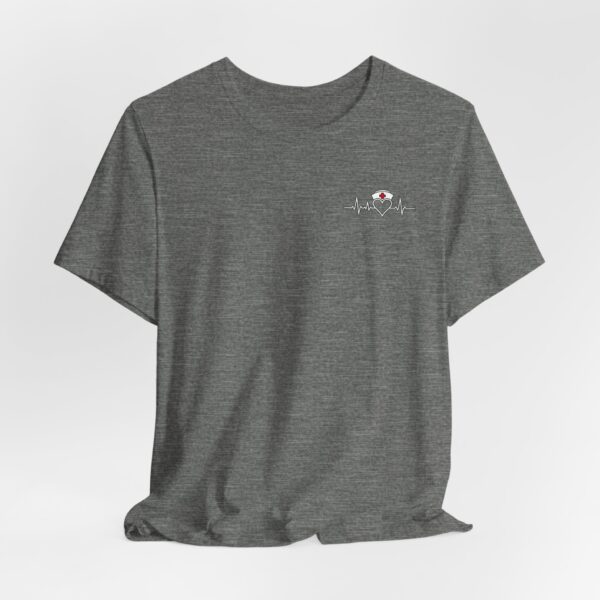 Nurse Appreciation T-Shirt - "Nurses Make a Difference Every Day" Floral Stethoscope Design