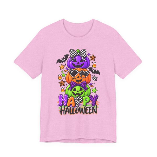 Happy Halloween Stack Pumpkin T-Shirt