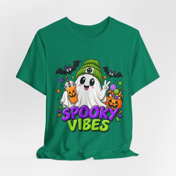 Spooky Vibes T-Shirt — Cute Ghost Halloween Tee
