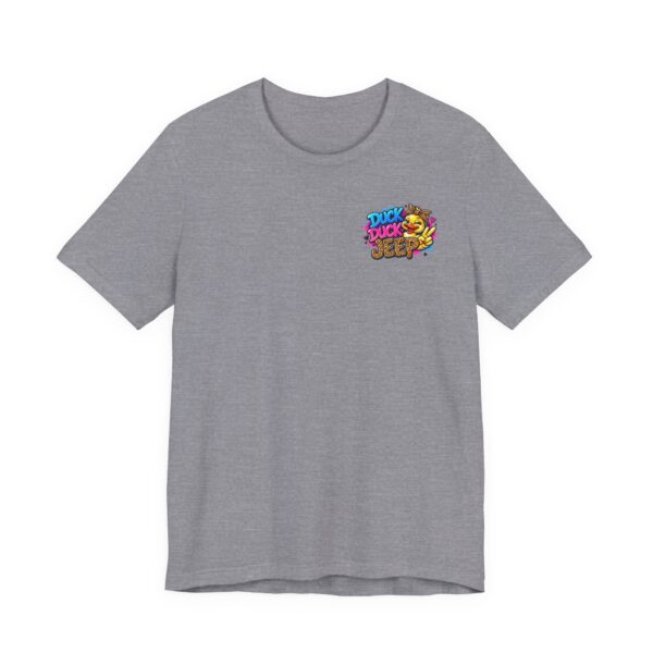 Quack Power Tee — Playful Duck Graphic T‑Shirt (Front Chest & Big Back Print)