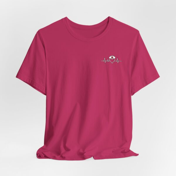 Nurse Appreciation T-Shirt - "Nurses Make a Difference Every Day" Floral Stethoscope Design