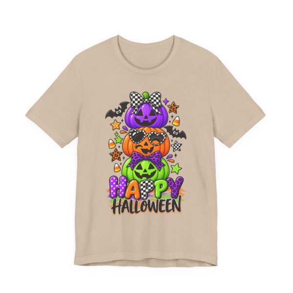 Happy Halloween Stack Pumpkin T-Shirt
