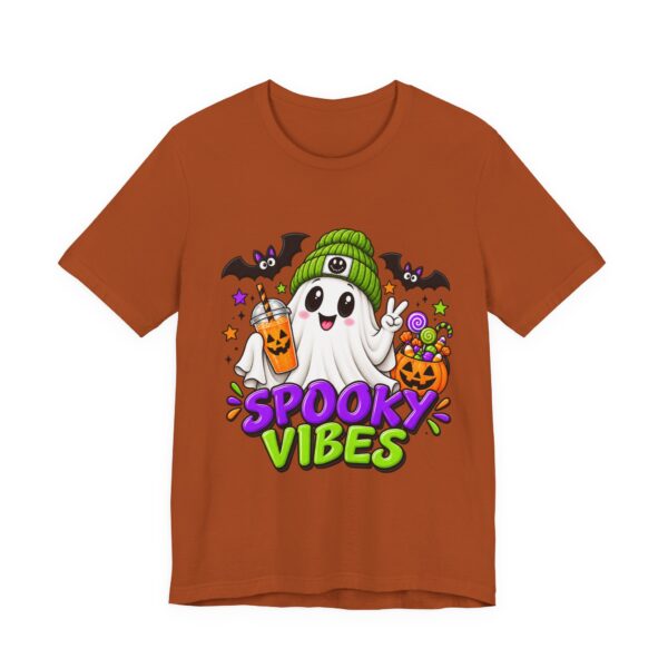 Spooky Vibes T-Shirt — Cute Ghost Halloween Tee
