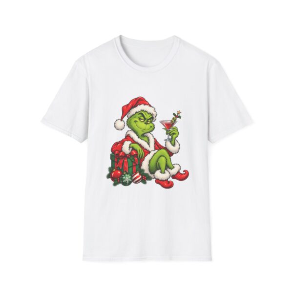 Grinch Santa Cocktail T-Shirt — Funny Christmas Holiday Tee
