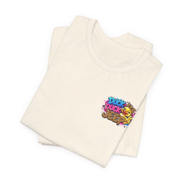 Quack Power Tee — Playful Duck Graphic T‑Shirt (Front Chest & Big Back Print)