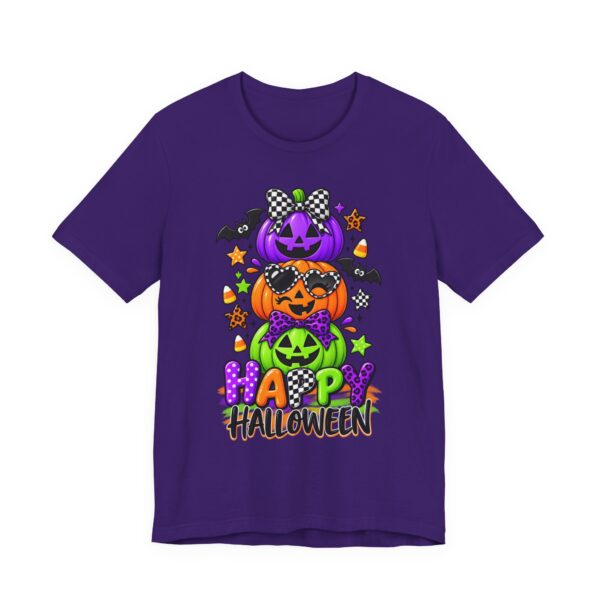 Happy Halloween Stack Pumpkin T-Shirt