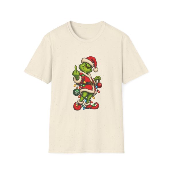 Grinch Santa Middle Finger T-Shirt