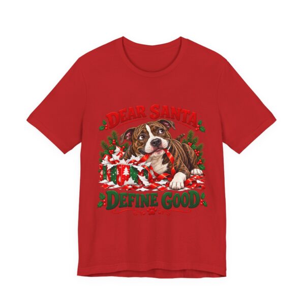 T-Shirt — "Dear Santa Define Good" Christmas Pitty Tee