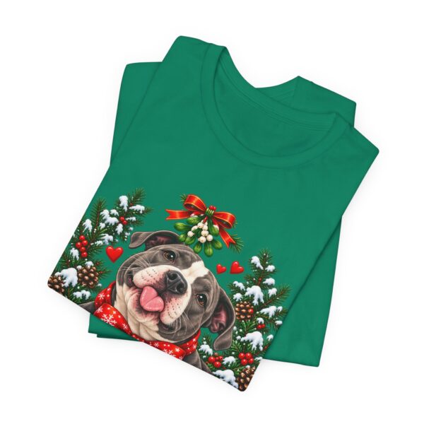 Pit Bull Kisses & Christmas Wishes T-Shirt