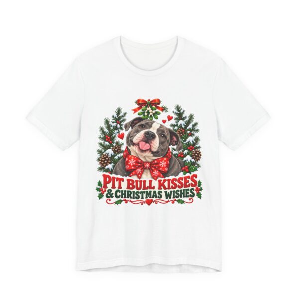 Pit Bull Kisses & Christmas Wishes T-Shirt