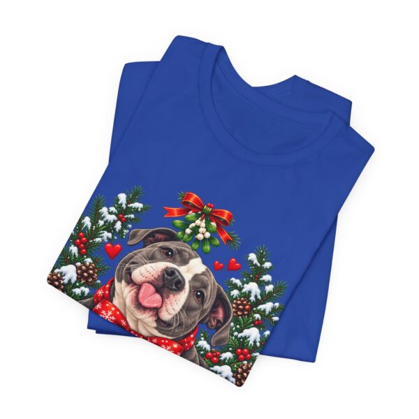 Pit Bull Kisses & Christmas Wishes T-Shirt