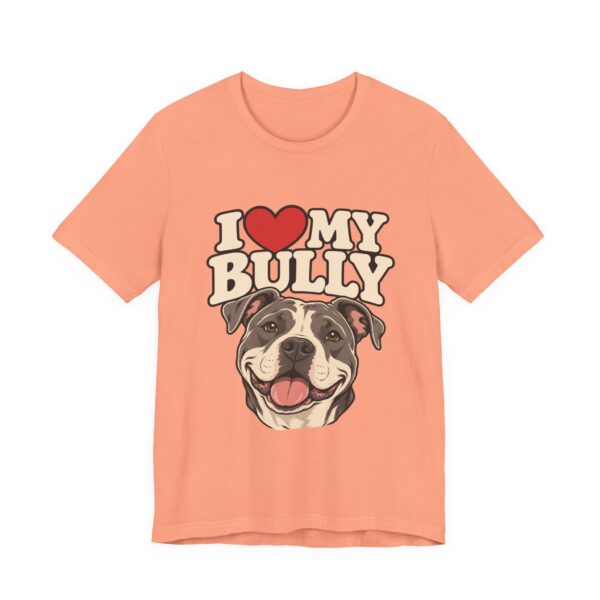 I Love My Bully T-Shirt - Cute Pitbull Dog Lover Tee