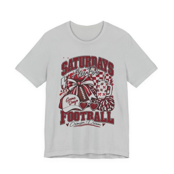 Saturdays Are for Football T-Shirt – Game Day Cheer Tee