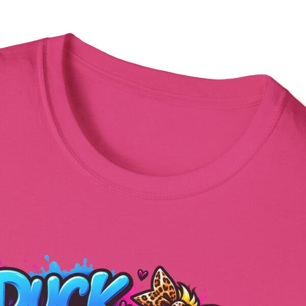 Duck Duck Jeep Cute Graphic T-Shirt — Leopard Print Duck Design