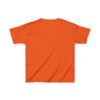 Kids Halloween Tee — "Too Cute to Spook" Black Cat Pumpkin Design