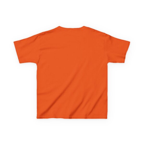 Kids Halloween Tee — "Too Cute to Spook" Black Cat Pumpkin Design