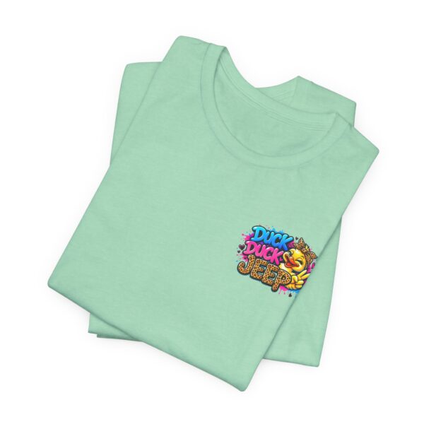 Quack Power Tee — Playful Duck Graphic T‑Shirt (Front Chest & Big Back Print)